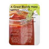 Bloody Mary Drink Rezept Magnet (Vertikal)