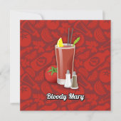 Bloody Mary Einladung (Vorderseite)