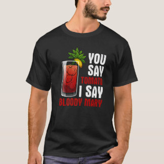 Bloody Mary entwirft Männer Frauen Mix Vodka trink T-Shirt