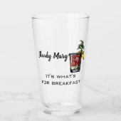 Bloody Mary Es ist was zum Frühstück Funny ist Glas (Vorderseite)