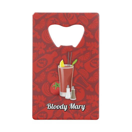 Bloody Mary Geldbeutel Flaschenöffner (Vorderseite)