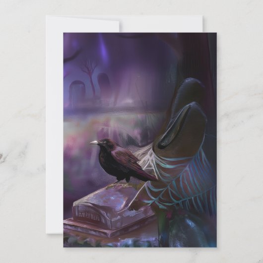 "Bloody Mary Irgendjemand, Vampire Halloween? Einladung (Rückseite)