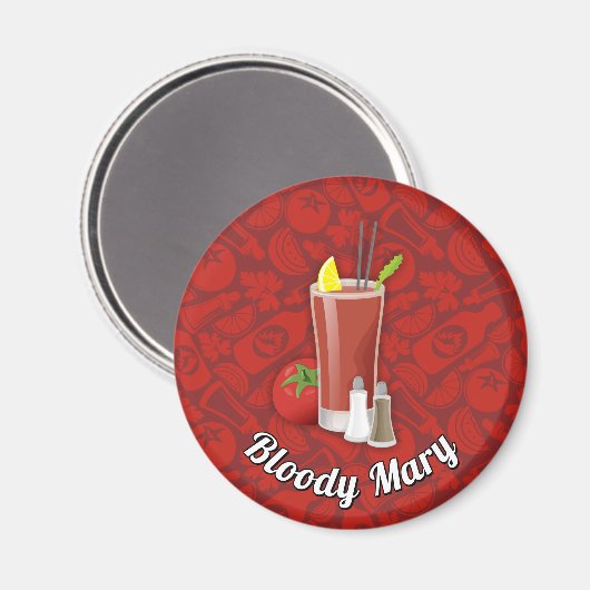 Bloody Mary Magnet (Vorderseite/Rückseite)