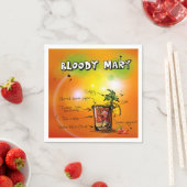 Bloody Mary-Mandarine Hintergrundpapier Napkin Serviette (Beispiel)