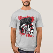Bloody Mary Monster Halloween T-Shirt (Vorderseite)