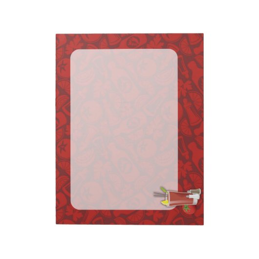 Bloody Mary Notizblock (Rotiert)