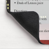 Bloody Mary Recipe Mousepad (Ecke)