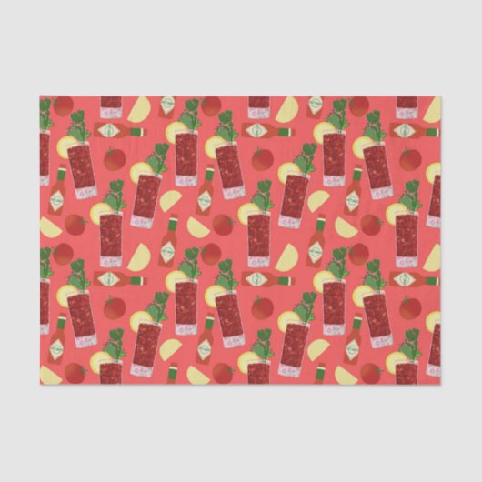 Bloody Mary Seidenpapier (Vorderseite)