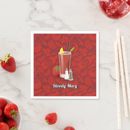 Bloody Mary Serviette (Beispiel)