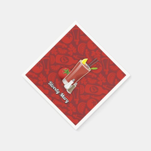 Bloody Mary Serviette (Ecke)