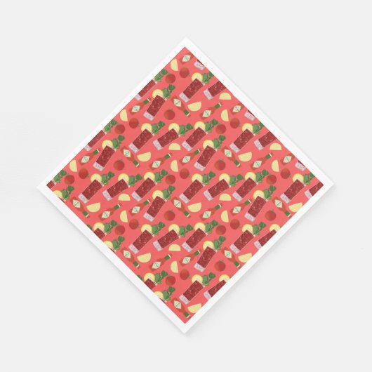 Bloody Mary Serviette (Ecke)