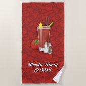 Bloody Mary Strandtuch (Vorderseite)