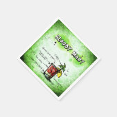 Bloody- MaryBarkeeper-Getränk-Rezept Serviette (Ecke)
