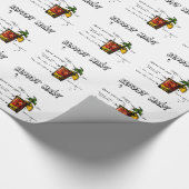 Bloody- Marycocktail-Rezept Geschenkpapier (Ecke)