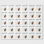 Bloody- Marycocktail-Rezept Geschenkpapier (Flach)