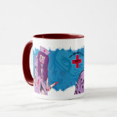 Bloody- Marykrankenschwester-Schale Tasse (Vorderseite Links)