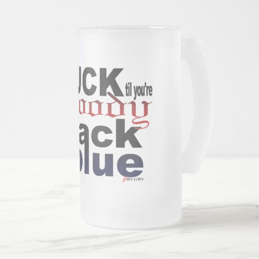 BLOODY MATTGLAS BIERGLAS (VorderseiteRechts)