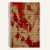 Bloody-Notebook Notizblock (Vorderseite)