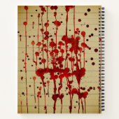 Bloody-Notebook Notizblock (Rückseite)