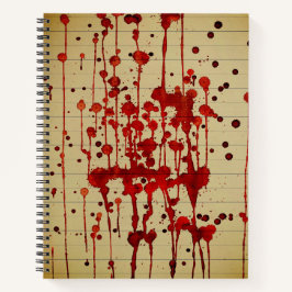 Bloody-Notebook Notizblock