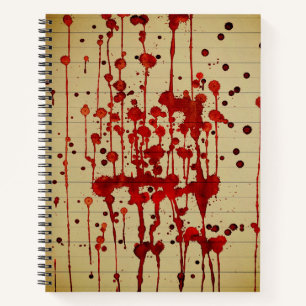 Bloody-Notebook Notizblock