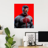 Bloody Omni Man Poster (Heimbüro)