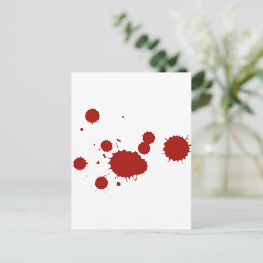 Bloody: Postkarte (Stehend Vorderseite)