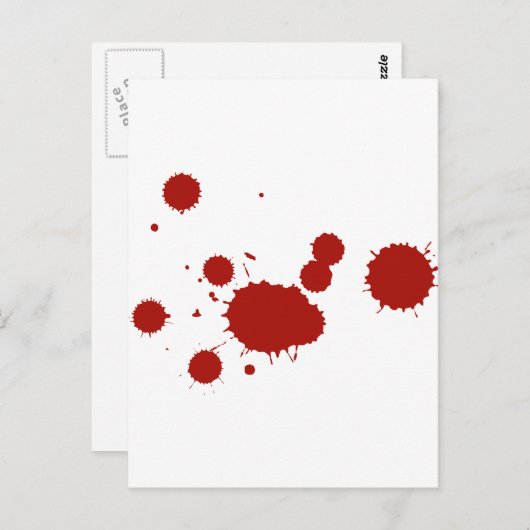 Bloody: Postkarte (Vorne/Hinten)