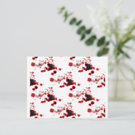 Bloody Postkarte (Stehend Vorderseite)