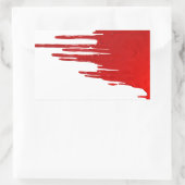 Bloody Rechteckiger Aufkleber (Tasche)