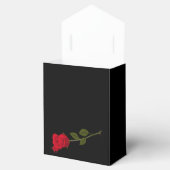Bloody Rose Elegante Black Gothic Wedding Geschenkschachtel (Geöffnet)