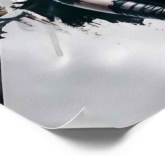 Bloody Sexy Vampire Warrior Poster Art (Ecke)