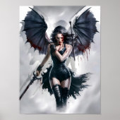Bloody Sexy Vampire Warrior Poster Art (Vorne)