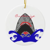 Bloody Shark Jaws Thunder_Cove Keramik Ornament (Vorne)