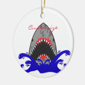 Bloody Shark Jaws Thunder_Cove Keramik Ornament (Links)