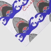 Bloody Shark Jaws Thunder_Cove Seidenpapier (Ausschnitt)