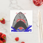 Bloody Shark Jaws Thunder_Cove Serviette (Beispiel)