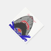 Bloody Shark Jaws Thunder_Cove Serviette (Ecke)