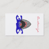 Bloody Shark Jaws Thunder_Cove Visitenkarte (Rückseite)