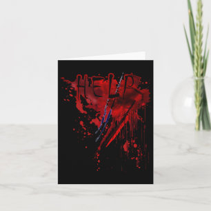 Bloody Shirt Help Blood Spritzer Halloween Blood S Karte