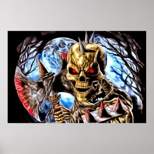 Bloody Skeleton Poster (Vorne)