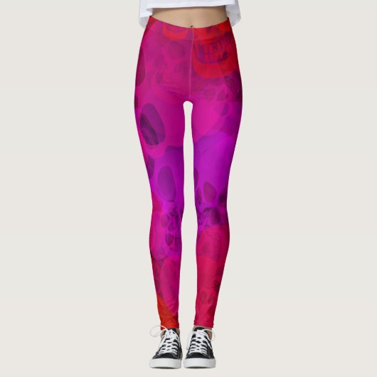 Bloody Skulls Leggings (Vorderseite)
