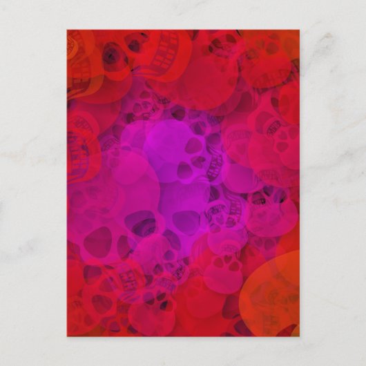Bloody Skulls Postkarte (Vorderseite)