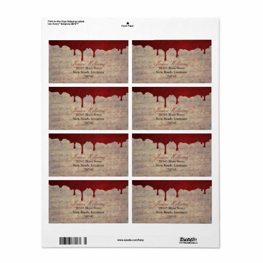 Bloody Tropfen (Vorne)