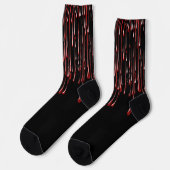 Bloody Tropfens Halloween Socken (Linkes Detail)