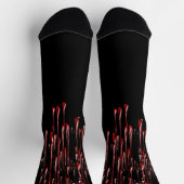 Bloody Tropfens Halloween Socken (Oben)