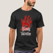 Bloody Valentine Gothic Emo Mysterious Occult Divi T-Shirt (Vorderseite)