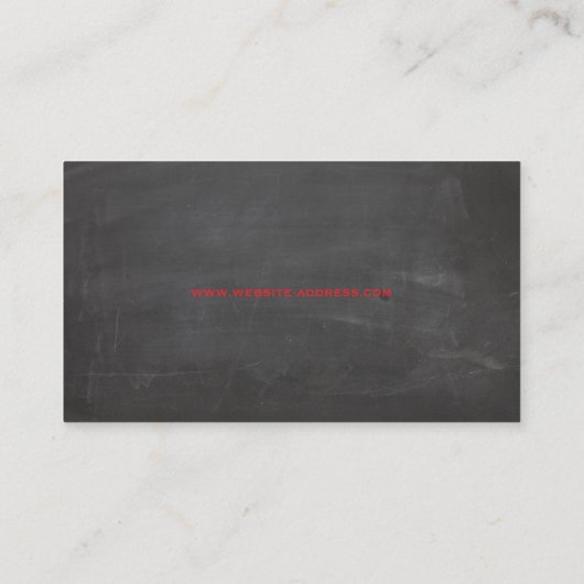 Bloody Vampire Bat Wings Visitenkarte (Rückseite)