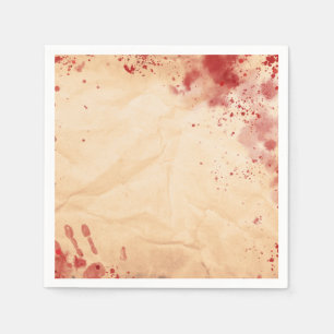 Bloody Vintag Paper Halloween Gothic-Party Serviette