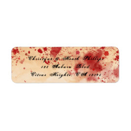 Bloody Vintag Paper Halloween Gothic Wedding